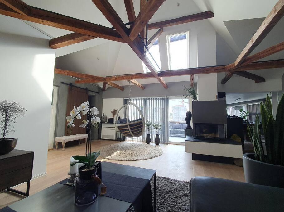 Modern Loftsleilighet Fredrikstad Exterior foto